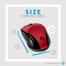 0000009639 HP WIRELESS MOUSE 220 S RED