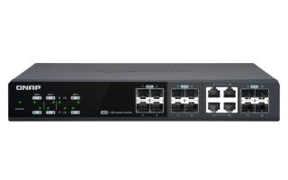 Networking - Switch 0000095025 QNAP 12 PORTS SWITCH 8X10GB SFP+, 4X10GB SFP+/RJ45