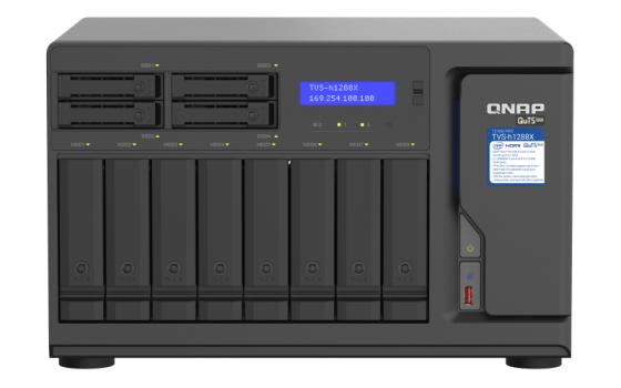 0000095001 QNAP NAS 8 + 4 BAIE W1250 3.3GHZ 16GB