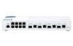 0000095032 QNAP 12 PORTS SWITCH 8X1GB, 4X10GB SFP+/RJ45