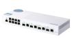 0000095032 QNAP 12 PORTS SWITCH 8X1GB, 4X10GB SFP+/RJ45