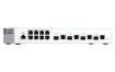 0000095032 QNAP 12 PORTS SWITCH 8X1GB, 4X10GB SFP+/RJ45