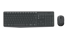 Accessori - Tastiere, Mouse Wireless 0000104829 LOGITECH MK235 WIRELESS COMBO-ITA-GREY