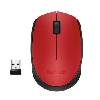 0000104800 M171 WIRELESS MOUSE - RED-K - 2.4GHZ - CLAMSHELL