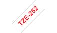 0000103532 TZE-252 LAMINATED TAPE 24MM 8M RED ON WHITE