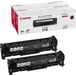 Consumables - Toner 0000107088 CRG 718BK TONER NERO 6.800 PAGINE PER LBP 7200 - PACK 2 PZ