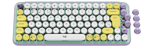 Accessori - Tastiere, Mouse Wireless 0000105688 POP KEYS WRLS MECH.KEYB. EMOJI DAYDREAM-MINT - ITA - MEDITER