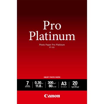 0000107051 PT-101 A3 CARTA FOTOGRAFICA PTO PLATINUM 20 FOGLI 300 G/M2