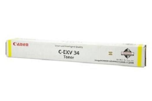 0000107228 C-EXV34 TONER GIALLO 19.000 PAGINE PER C2000 C2200