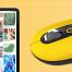 0000105672 POP MOUSE - BLAST-YELLOW -EMEA