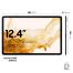 0000112140 GALAXY TAB S8+ 5G (8GB / 256GB) GRAPHITE 12,4