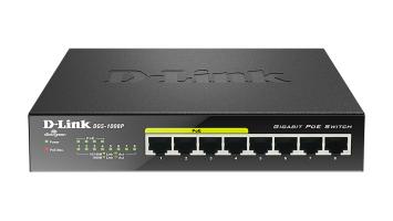 Networking - Switch 0000116078 D-LINK SWITCH 8 PORTE GIGABIT 10/100/1000 DI CUI 4 POE