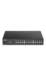 Networking - Switch 0000116128 D-LINK SWITCH SMART MANAGED 24 PORTE GIGABIT, FANLESS, 802.1Q VLAN, 802.1p QoS, 11 RACKMOUNT INSTALLATION