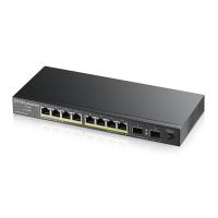 Networking - Switch 0000117212 SWITCH 8P LAN GIGABIT ZYXEL GS1100-10HP-EU0102F 8P GIGABIT (EROGAZIONE POE FINO A 120W)+2P SFP GIGABIT - DESKTOP