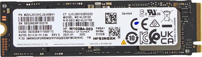 Componenti - Hard Disk - Interni 0000117898 HP 512GB PCIE 4X4 NVME M.2 SSD NB