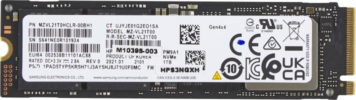 Componenti - Hard Disk - Interni 0000117899 HP 1 TB PCIE 4X4 NVME M.2 SSD NB