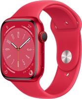 Smartphone and Tablet - Smartwatch 0000119419 APPLE WATCH SERIES 8 GPS + CELLULAR 41MM (PRODUCT)RED ALUMINIUM CASE WITH (PRODUCT)RED SPORT BAND -