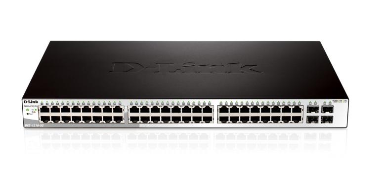 0000116100 D-LINK SWITCH 48 PORTE GIGABIT + 4 PORTE SFP SMART+