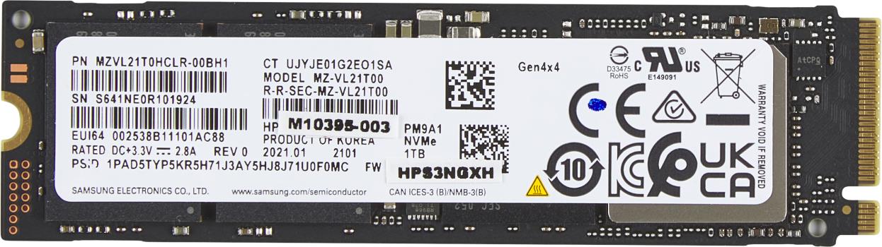 0000117899 HP 1 TB PCIE 4X4 NVME M.2 SSD NB