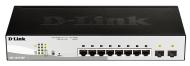 0000116110 D-LINK SWITCH 8 PORTE GIGABIT POE + 2 PORTE SFP SMART MANAGED