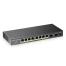 0000117212 SWITCH 8P LAN GIGABIT ZYXEL GS1100-10HP-EU0102F 8P GIGABIT (EROGAZIONE POE FINO A 120W)+2P SFP GIGABIT - DESKTOP