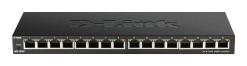 0000117647 D-LINK SWITCH 16 PORTE GIGABIT UNMANAGED