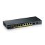 0000118369 ZYXEL SWITCH MANAGED 8 PORTE GIGABIT POE 70W, 2XSFP, DESIGN SENZA VENTOLE, DESKTOP