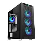 Components - Case 0000121240 Case MAJES 40 - Gaming Full Tower, 4x12cm ARGB fan, 2xUSB3, Side Panel Temp Glass