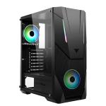 Components - Case 0000121243 Case SPACIRC VO - Gaming Middle Tower, 2x12cm ARGB fan, USB3