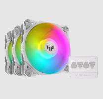 Components - CPU 0000120930 ASUS VENTOLA CASE TUF GAMING TF120 ARGB WHITE EDITION (PACK 3 PZ)