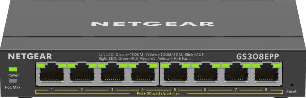 Networking - Switch 0000122404 POE+ GIGABIT ETHERNET SMART MANAGED PLUS CON 8 POR