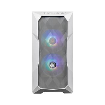 0000120979 COOLER MASTER CASE MASTERBOX TD300 MESH WHITE ARGB, SIDE-PANEL, MID-TOWER, MICRO-ATX MINI-ITX