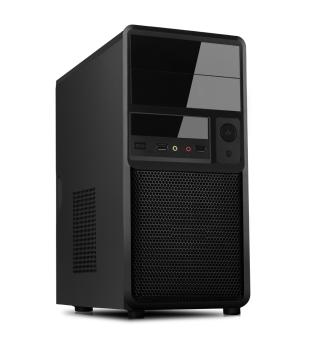 0000121282 Case SPIDER Mini Tower mATX 500W USB3 Black Mesh