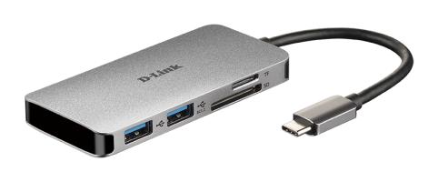 Networking - Switch 0000127584 6-IN-1 USB-C HUB WITH HDMI