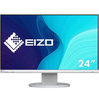 0000125711 EIZO MONITOR 23,8 LED IPS 16:9 FHD 5MS 250 CDM, DP/HDMI, USB-C, PIVOT, FLEXSCAN EV2480-WT, BIANCO