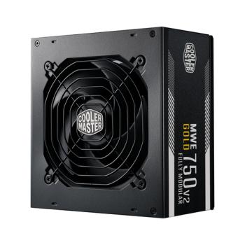 0000126718 COOLER MASTER ALIMENTATORE MWE GOLD 750 V2 650W 80PLUS GOLD, 120MM FAN ACTIVE, PFC PSU, FULL MODULAR