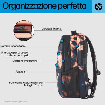 0000128983 HP CAMPUS XL TIE DYE BACKPACK FOR LAPTOP UP TO 16