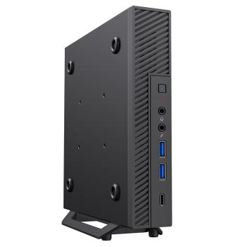 0000129659 Case PILOT Z1 - 1L, MB H610T3, 2xType-C, 4xUSB3, 2xUSB2, HDMI, WiFi6 & BT, RJ45, Vesa, 120W PSU