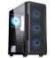 0000127817 Case SIX TRIANGLE - Gaming Middle Tower, 4x12cm ARGB fan, USB3, Side Panel Temp Glass