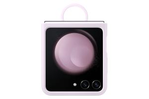 Smartphone e Tablet - Accessori 0000130906 SILICONE CASE WITH RING Z FLIP 5 Lavander