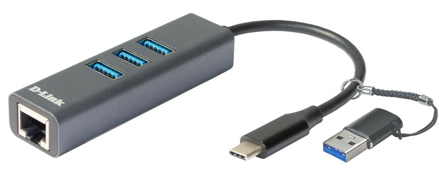 0000131141 USB-C/USB TO GIGABIT ETHERNET WITH 3 USB 3.0