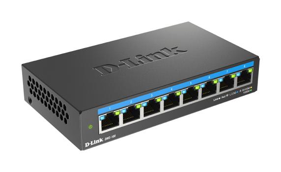 0000132902 D-LINK SWITCH MULTI-GIGABIT DESKTOP A 8 PORTE DA 2.5 G