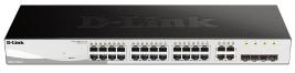 0000134332 D-LINK SWITCH 24-PORT GIGABIT SMART MANAGED SWITCH INCLUDING 4 SFP PORTS