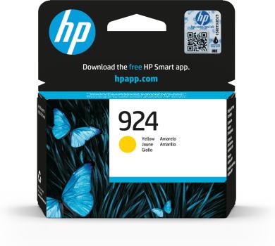 0000135004 HP 924 YELLOW ORIGINAL INK EN/FR/IT/PT/ES CARTRIDGE