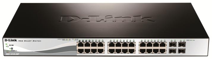 Networking - Switch 0000141224 D-LINK SWITCH 24 PORTE GIGABIT POE + 4 PORTE SFP SMART+