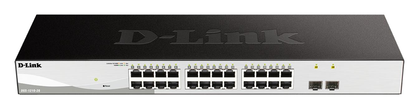 0000141244 D-LINK SMART SWITCH 26 PORTE GIGABIT, 2 PORTE SFP