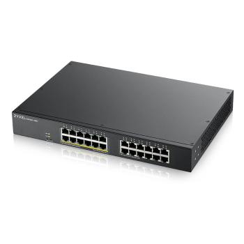 0000141294 ZYXEL SWITCH MANAGED 24 PORTE GIGABIT DI CUI 12 POE, SUPPORTO IPV6, VLAN, RACK