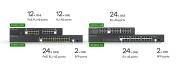 0000141294 ZYXEL SWITCH MANAGED 24 PORTE GIGABIT DI CUI 12 POE, SUPPORTO IPV6, VLAN, RACK