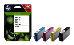 Consumabili - Cartucce 0000014615 HP 364 CMYK INK CARTRIDGE COMBO 4-PACK