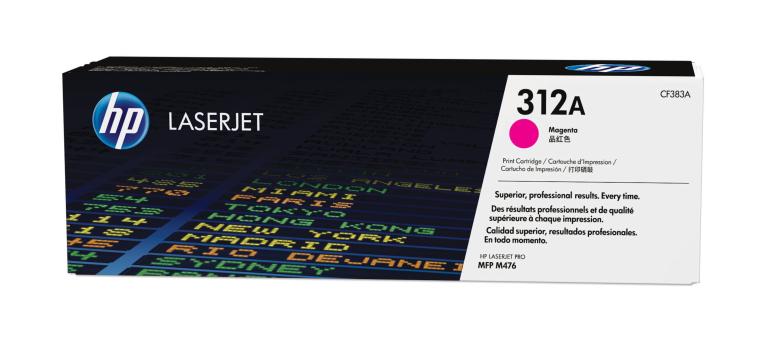 0000014184 HP 312A MAGENTA LASERJET TONER CARTRIDGE